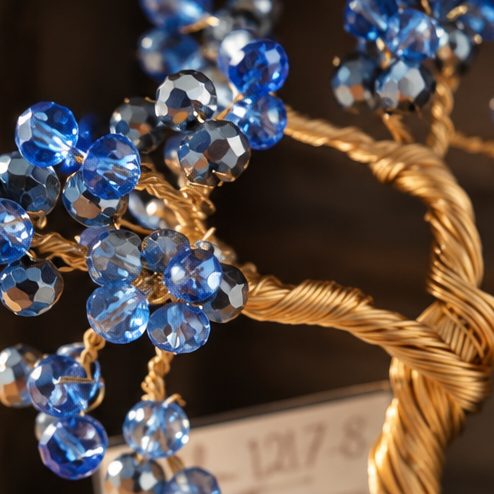 Detalle en azul